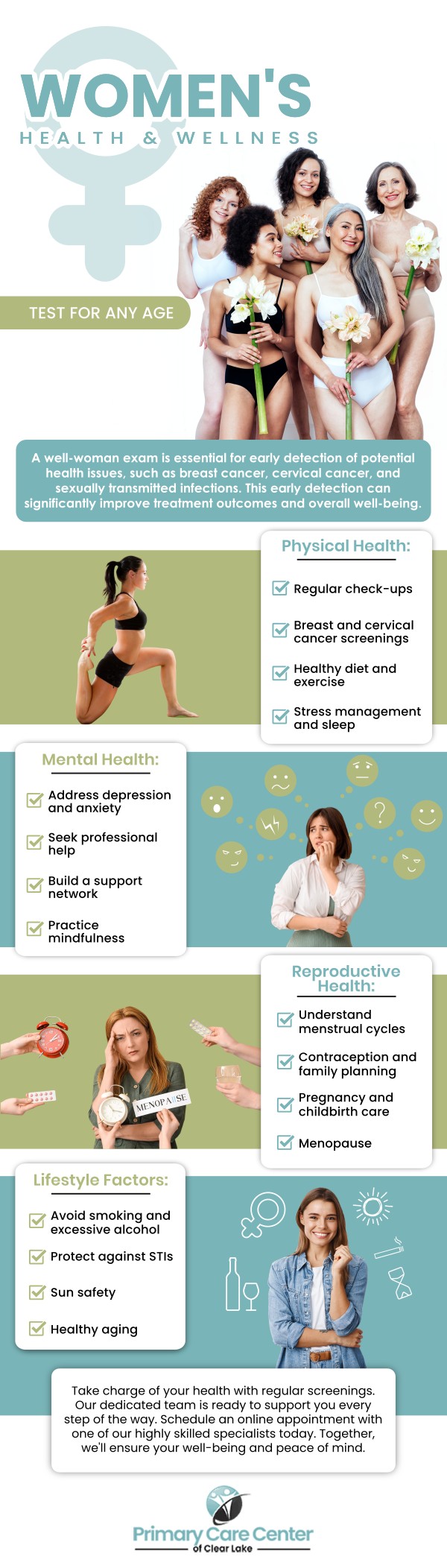 At Primary Care Center of Clear Lake in Webster, TX, we provide compassionate and personalized care tailored to meet the unique needs of women at every stage of life. From routine check-ups to specialized treatments, Dr. Smriti Choudhary, MD and her team are dedicated to helping you achieve and maintain optimal health and well-being. Contact us today for more information or book an appointment online . We are conveniently located at 13920 Osprey Ct, Suite C, Webster, TX 77598. At Primary Care Center of Clear Lake in Webster, TX, we provide compassionate and personalized care tailored to meet the unique needs of women at every stage of life. From routine check-ups to specialized treatments, Dr. Smriti Choudhary, MD and her team are dedicated to helping you achieve and maintain optimal health and well-being. Contact us today for more information or book an appointment online . We are conveniently located at 13920 Osprey Ct, Suite C, Webster, TX 77598.