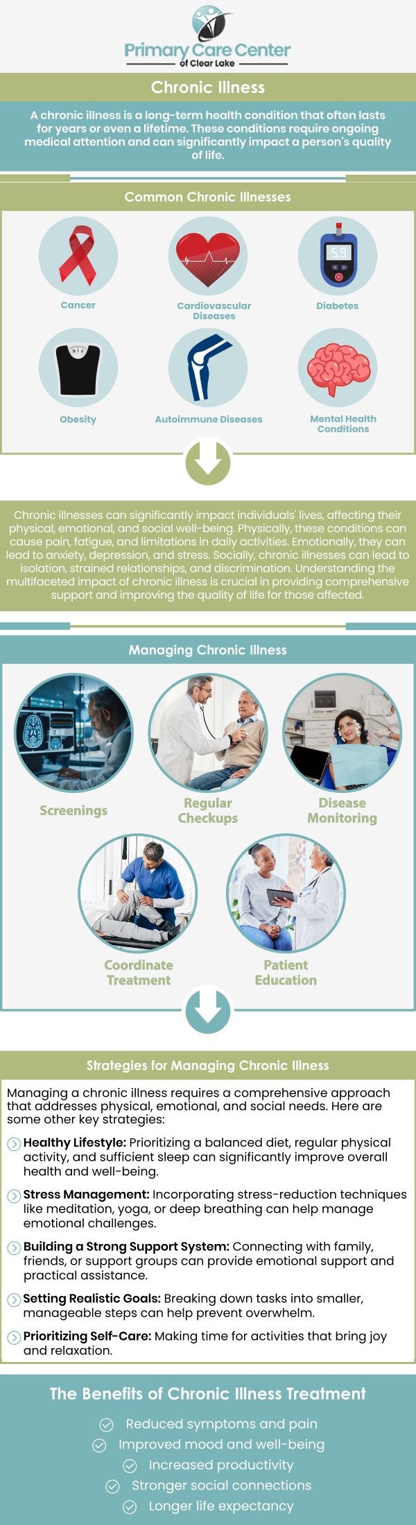 Chronic conditions can affect metabolism, energy levels, and dietary needs, making weight loss more challenging. However, with the right support from our healthcare providers, Dr. Smriti, MD, and Dr. Niraj, MD, a personalized weight management plan can be developed that considers your specific health condition, medications, and physical capabilities. For more information, contact us or schedule an appointment online. We have convenient locations to serve you in Webster and Pasadena, TX. Chronic conditions can affect metabolism, energy levels, and dietary needs, making weight loss more challenging. However, with the right support from our healthcare providers, Dr. Smriti, MD, and Dr. Niraj, MD, a personalized weight management plan can be developed that considers your specific health condition, medications, and physical capabilities. For more information, contact us or schedule an appointment online. We have convenient locations to serve you in Webster and Pasadena, TX.